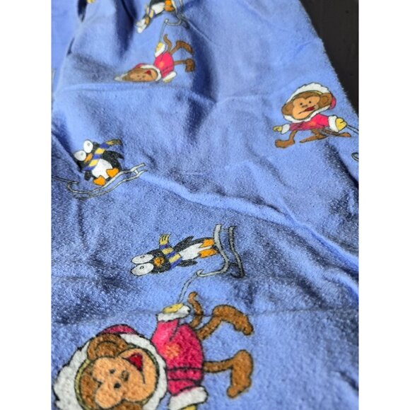 Y2K Aeropostale Monkey Pajama Pants Size XS 2000s Penguin Comfy Lounge Retro - Picture 3 of 10